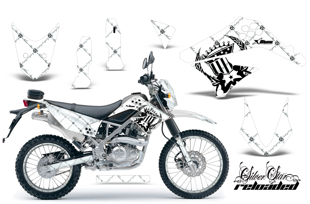 Kawasaki KLX 125 NP Graphic Kit SSR BW NPs